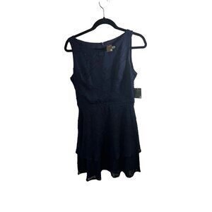 NWT Taylor boutique navy blue dress size 8